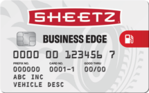 SHEETZ BUSINESS EDGE LOYALTY CARD
